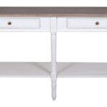 Helena 2 Drawer Console Table with Shelf