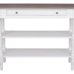 Helena 1 Drawer Console Table with 2 Shelves