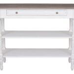 Helena 1 Drawer Console Table with 2 Shelves
