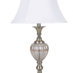 Table Lamp - Metal & Glass (must be ordered in pairs)