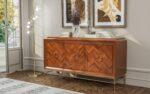 Claridge 3 Door Sideboard - Cherry - Image 4