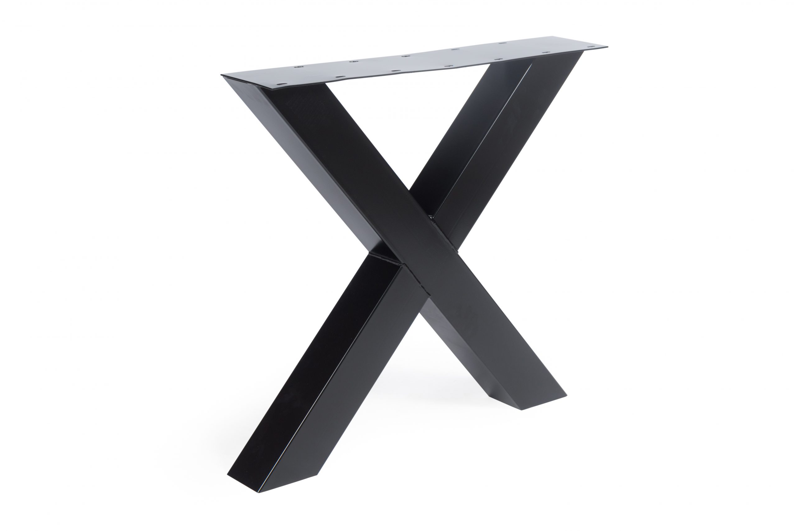 IRONLINEXLEG Pair of Ironline Metal 'X' Legs (Anthracite Grey) - Image 1