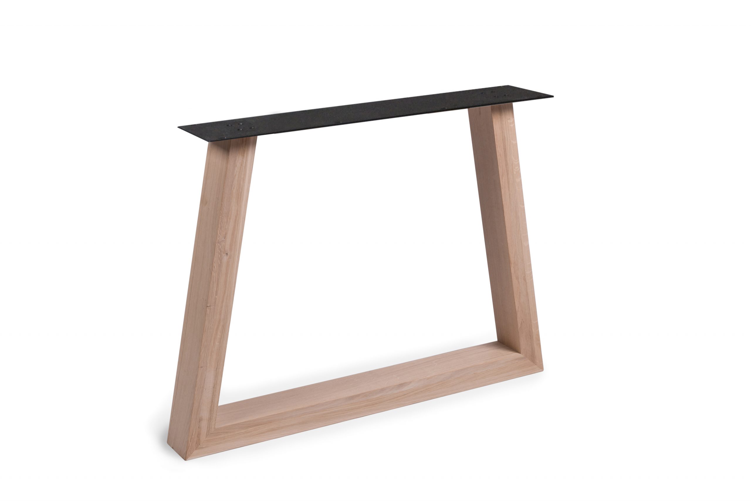 TRAPEZIUM WOOD Pair of Trapez Wooden Legs (Cannot be used for 180cm table tops) - Image 1