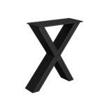 Pair of Metal X Legs for Bench (Anthracite Grey)