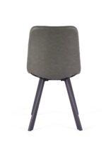 Bari Vintage Green PU Chair  (Anthracite Grey Leg) (must be ordered as a box of four) - Image 5