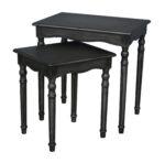 Heritage Nest of 2 Tables - Silver - Image 2