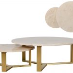 Leo Coffee Table Set - Marble Top