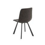 Bari Vintage Taupe PU Chair  (Anthracite Grey Leg) (must be ordered as a box of four) - Image 4