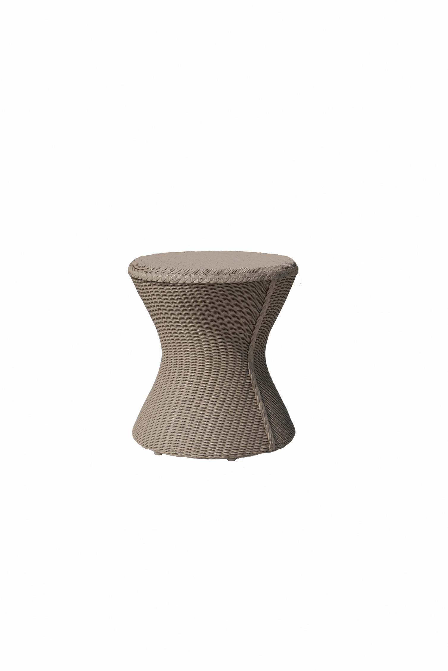 SONY DSC Leon Side Table - Palestone with Cushion & Wooden Legs - Image 1