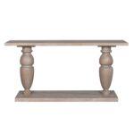 Bella Rectangular Console Table - Oak Antique