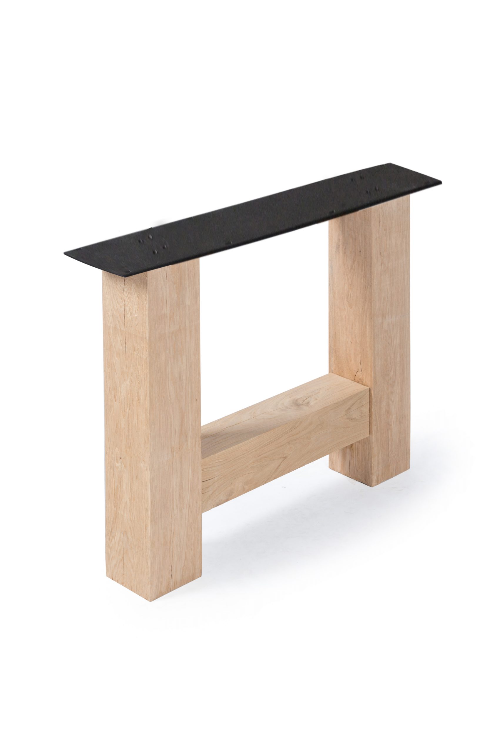 H Leg Wood Pair of Wooden H Legs - Image 1