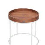 Manhattan Side Table - Cream
