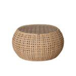 Web Coffee Table - Glass Top