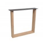 Pair of Wooden 'U' Legs