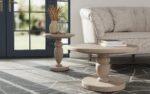 Bella Round Coffee Table - Oak Antique - Image 2