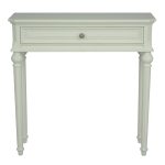 Vanessa 1 Drawer Console Table - Lime White