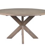 140cm Preston Round Oak Dining Table