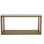 130cm Palma Console Table - Glass Top