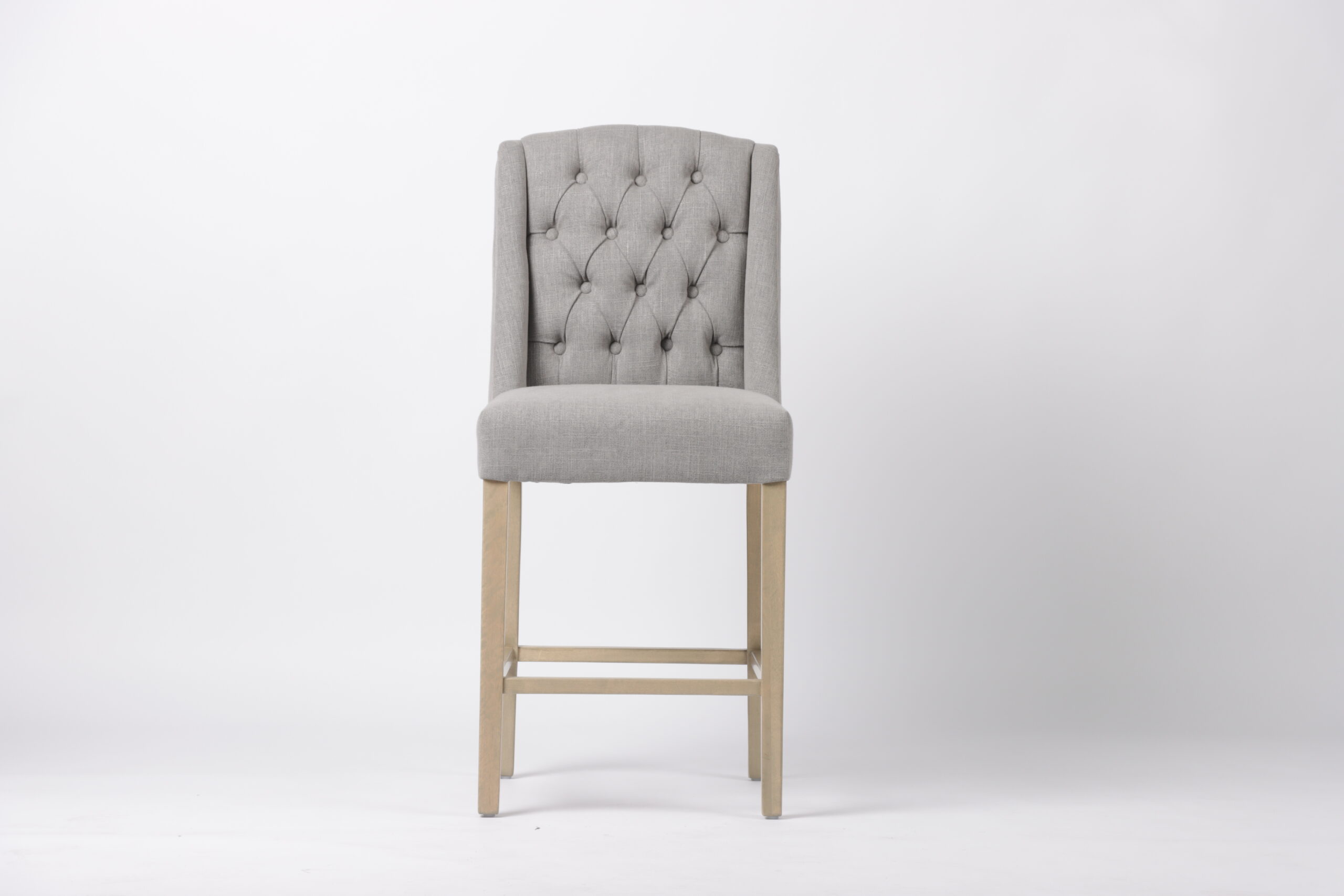 Daytona counter stool-slate linen (2) Daytona Slate Linen Counter Stool - 67cm Seat Height - Image 1