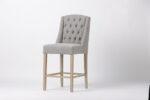 Daytona Slate Linen Counter Stool - 67cm Seat Height - Image 2