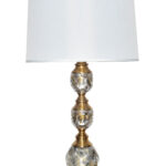 Marble and Glass Table Lamp