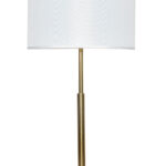 Metal and Crystal Table Lamp
