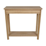Alice Console Table with Shelf - Ash