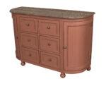 Jardin 6 Drawer Sideboard - Red - Image 2
