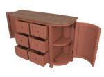 Jardin 6 Drawer Sideboard - Red - Image 3