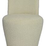 Lucca Swivel Dining Chair - Boucle Fabric (must be ordered in pairs)