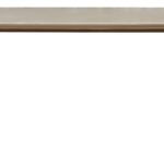 240cm Lucca Dining Table - Vanilla Marble / Metal Base
