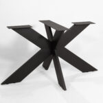 Metal Tripod Base for 180cm, 200cm, 220cm or 240cm Elips & Rectangular Tables (Anthracite Grey)