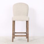 Jenny Beige Fabric Counter Stool - 67cm S.H.