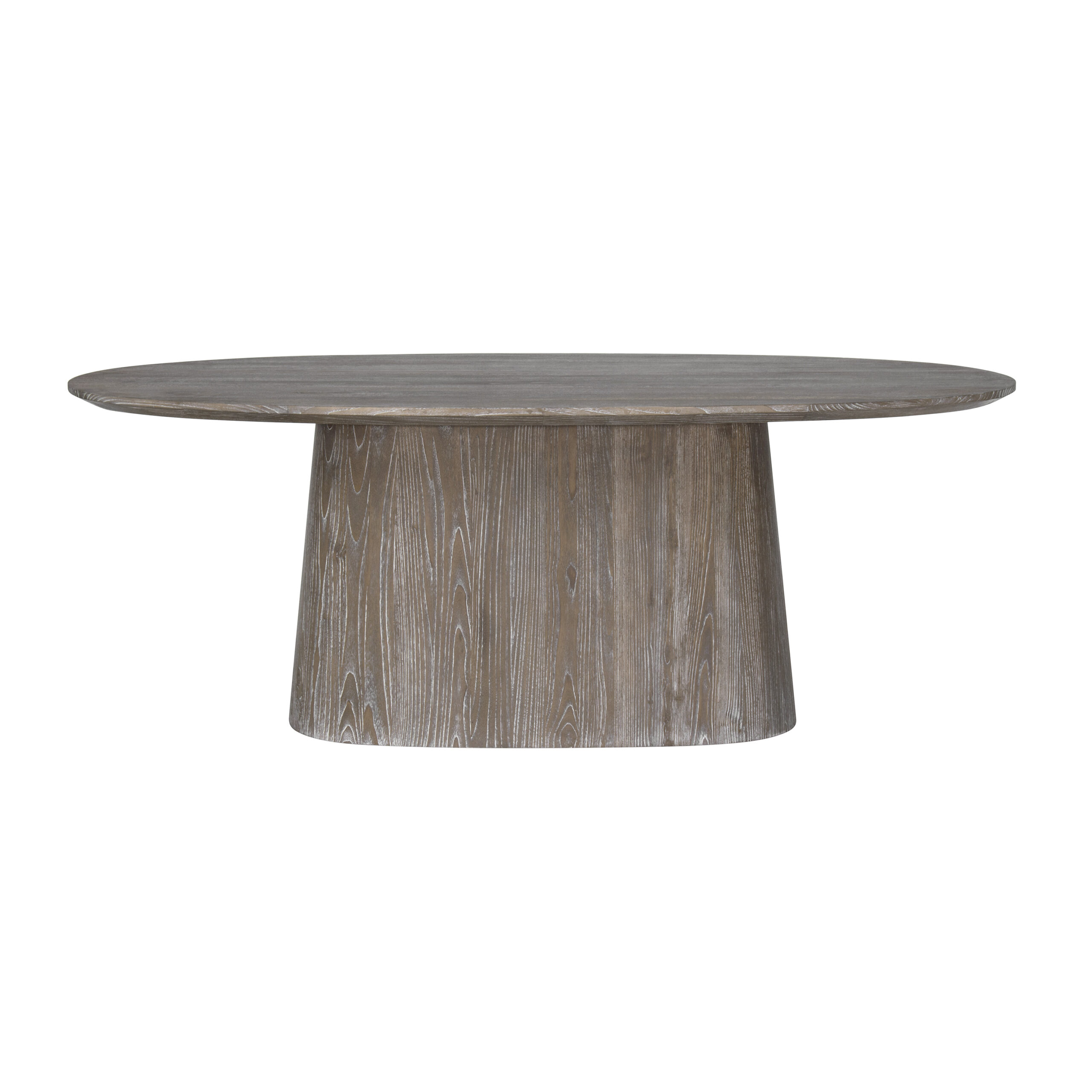 TDSZ 082-Oval Dakota Oval Dining Table L200x100xH78 Brown Ceruce (s18) IMG_7064 200cm Dakota Oval Dining Table - Image 1