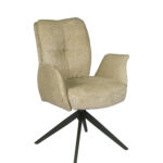 Lars Olive Swivel Chair (must be ordered in pairs)