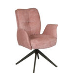 Lars Rose Swivel Chair (must be ordered in pairs)