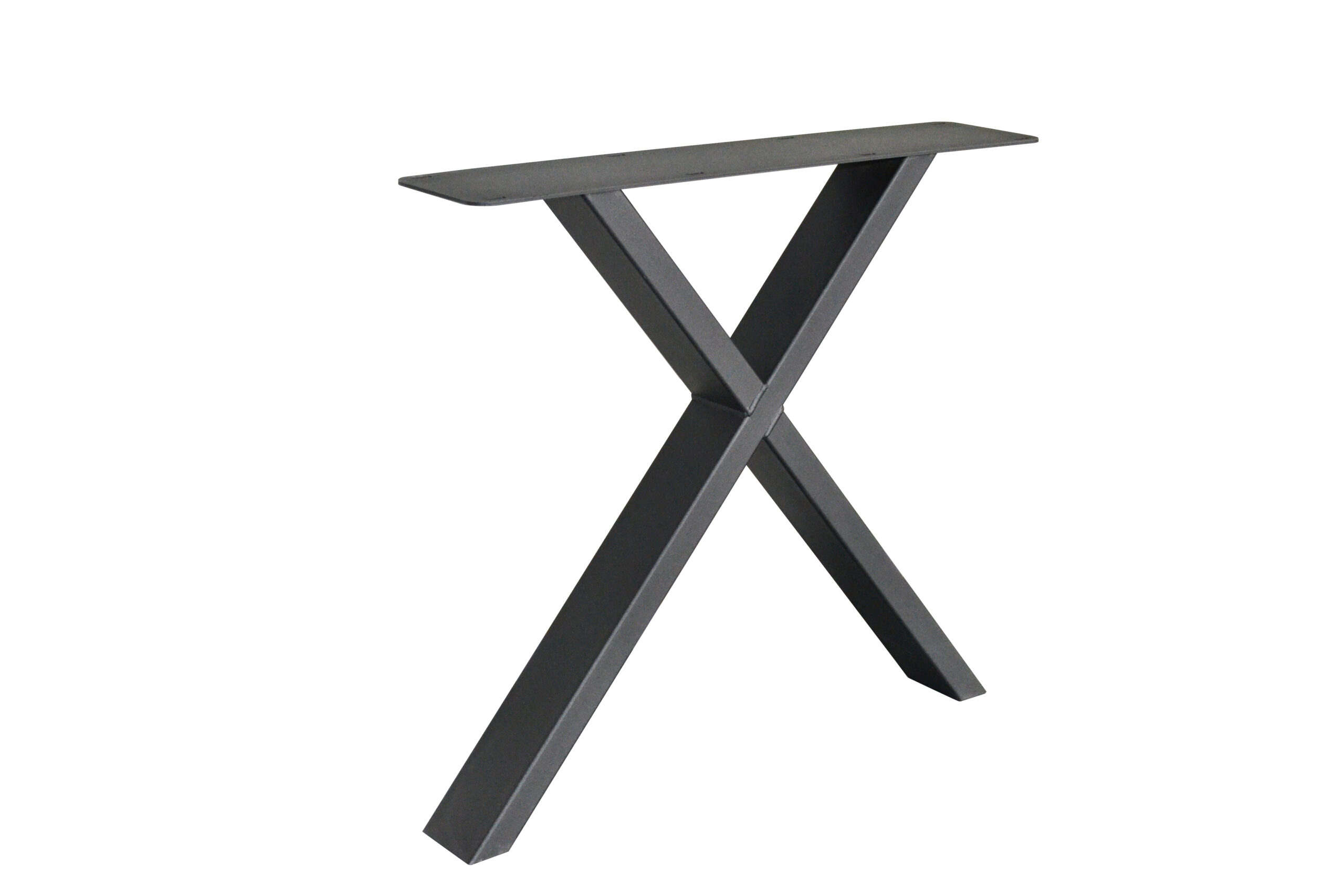 METALFINELINE'X' Pair of Metal 'X' Legs (Anthracite Grey) - Image 1