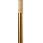 Metal and Marble Floor Lamp