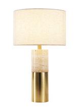 Metal and Marble Table Lamp - Image 2