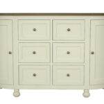 Jardin 6 Drawer Sideboard - White