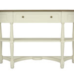 Jardin 1 Drawer Console Table with 2 Shelves - White