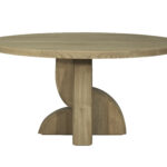 150cm Dakota Round Dining Table - Oak