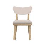 Dakota Fabric Back Dining Chair - Oak