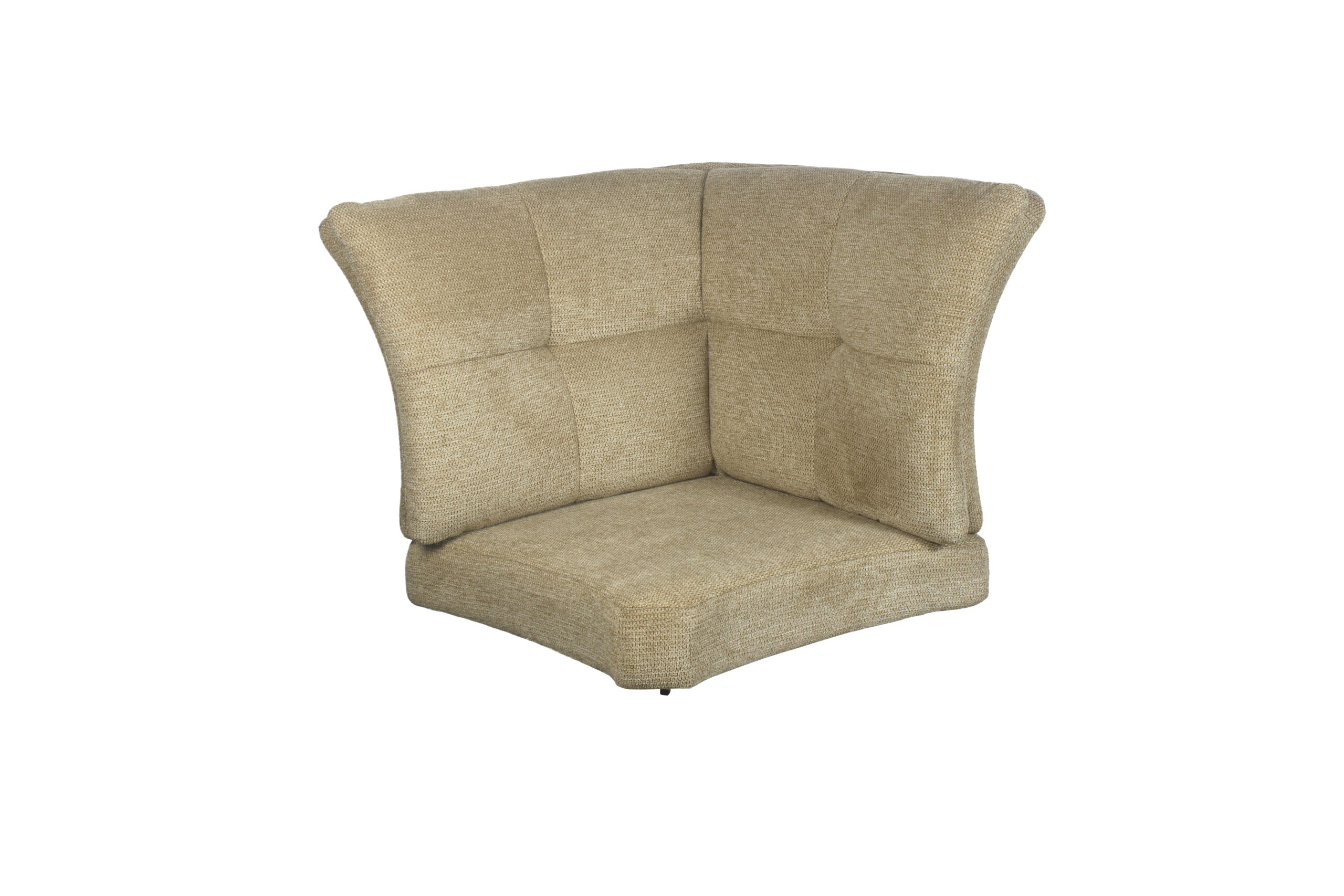 C-5130-Cornerpart Aragon-35 Olive yellow (1) Lars Olive Corner Section for Bench - Image 1