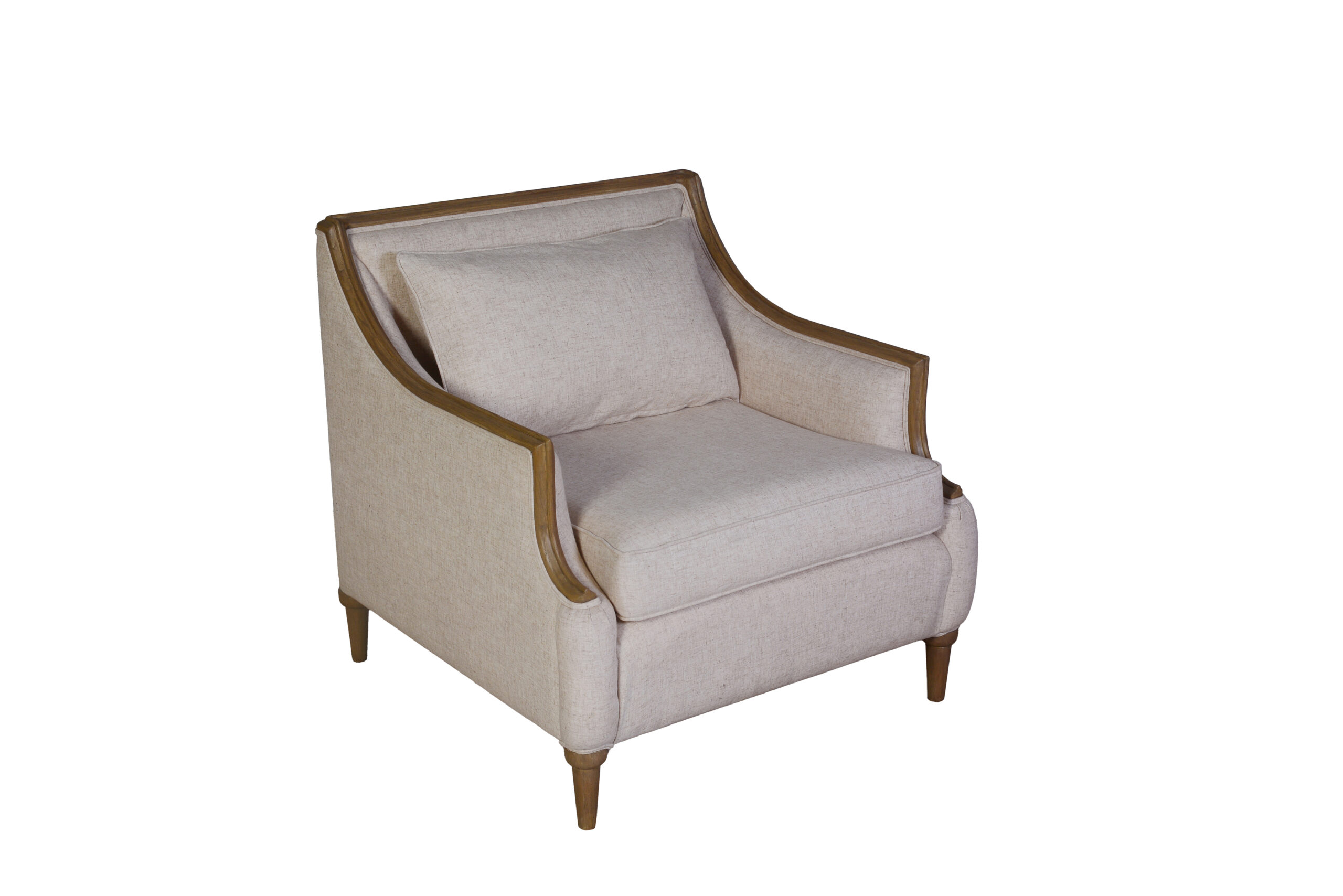 CHA 19-27A (OLD WOOD BEECH-FB LINEN 01) (2) Tilly Armchair - Beech - Image 1