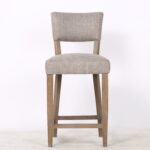 Holly Taupe Fabric Counter Stool - S.H. 67cm