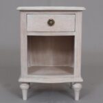 Luna 1 Drawer Bedside - White Wash