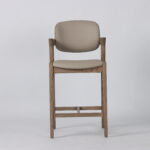 Mila Beige PU Counter Stool - 67cm Seat Height