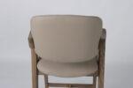 Mila Beige PU Counter Stool - 67cm Seat Height - Image 6