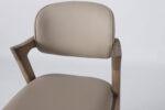 Mila Beige PU Counter Stool - 67cm Seat Height - Image 7